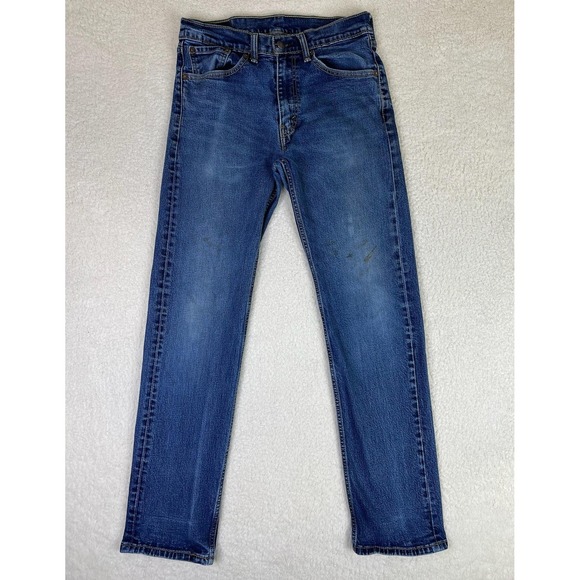Levi's Other - Levis 505 Jeans Mens 31x32 Blue Regular Straight Stretch Denim Pants Medium Wash